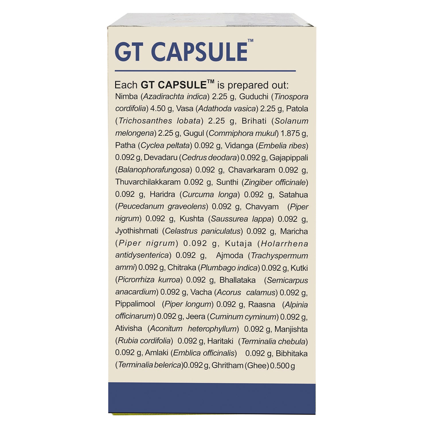 Gt Capsule (100 Nos)