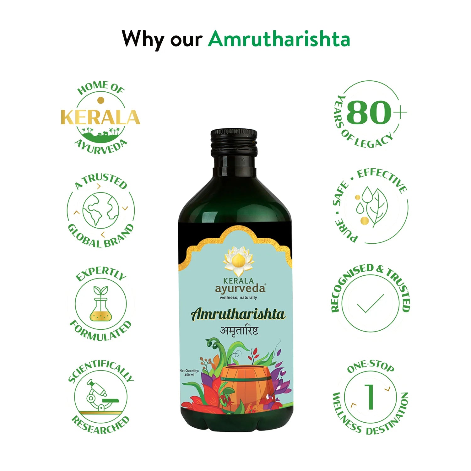 Amrutharishta Arishtam (450 ml)