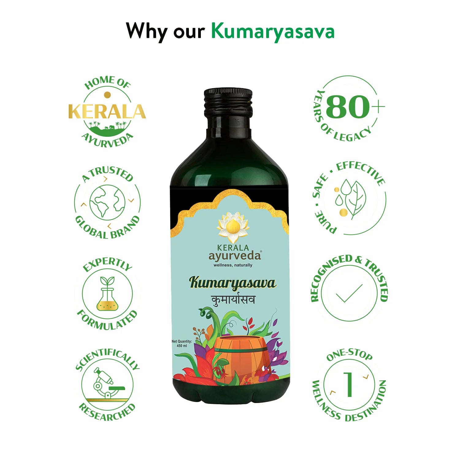 Kumaryasava Asava (450 ml)