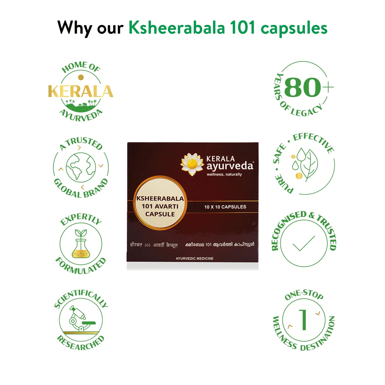 Ksheerabala 101 Avarti Capsule (100 nos)