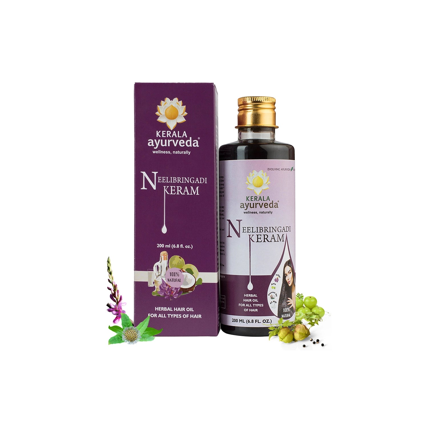 Neelibringadi Keram (Oil 200 ml)