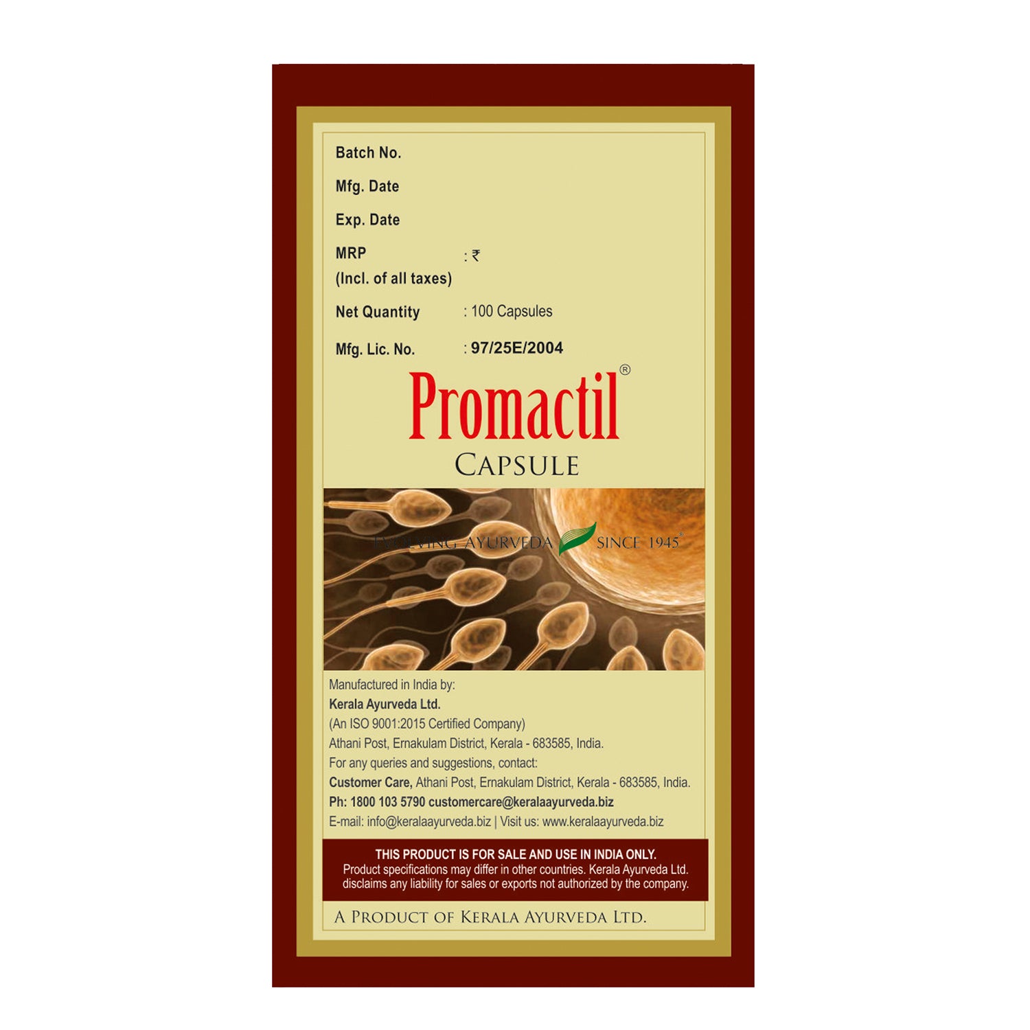 Promactil capsule (100 nos)