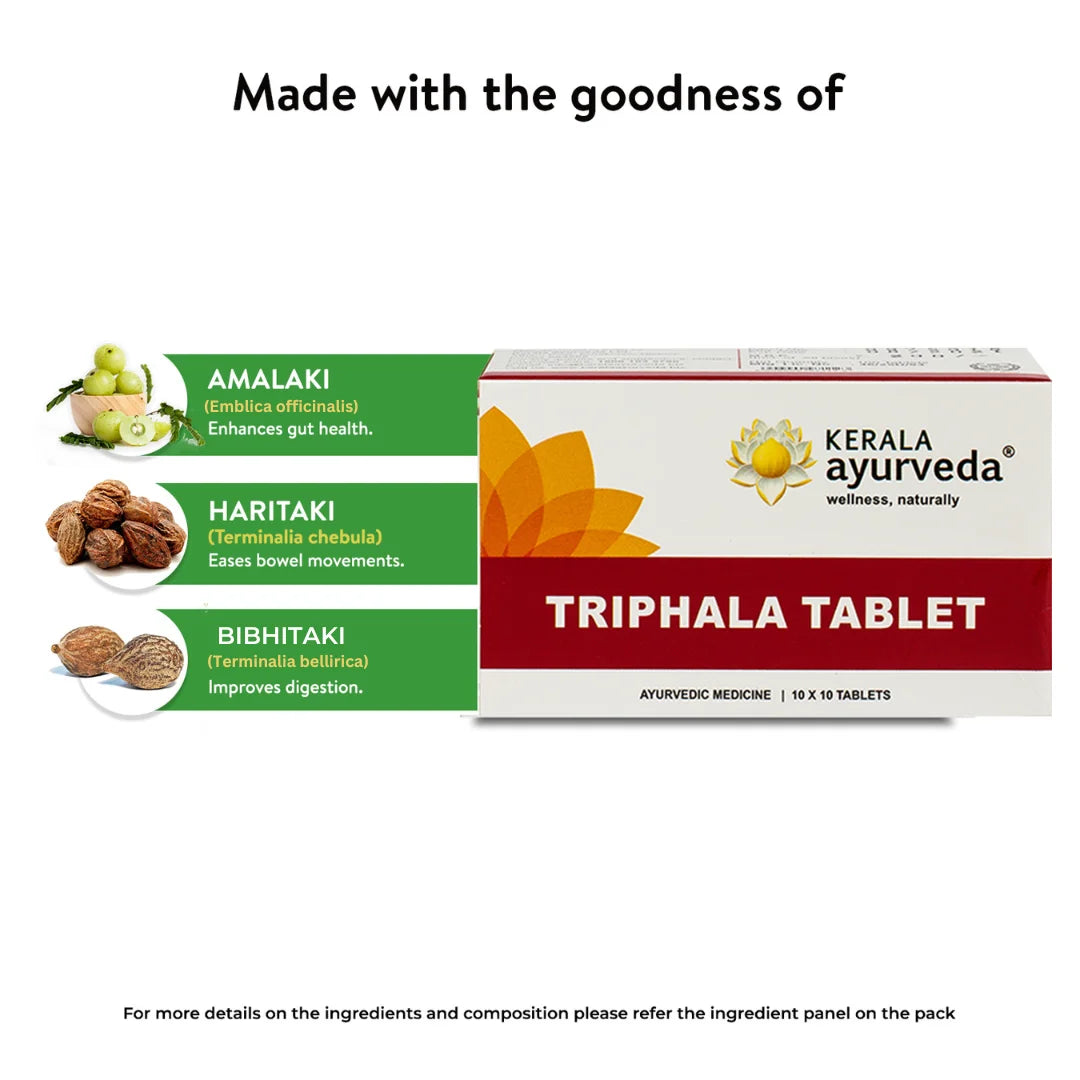 Triphala Tablets (100 nos)