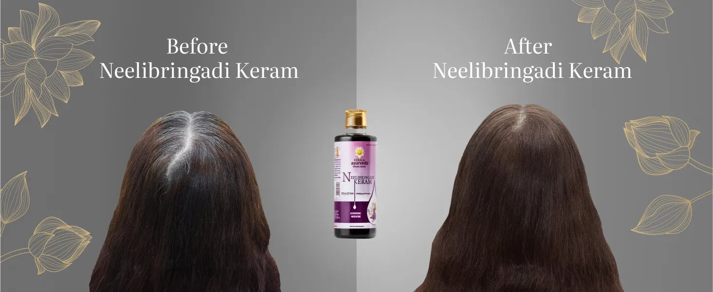 Neelibringadi hair oil results