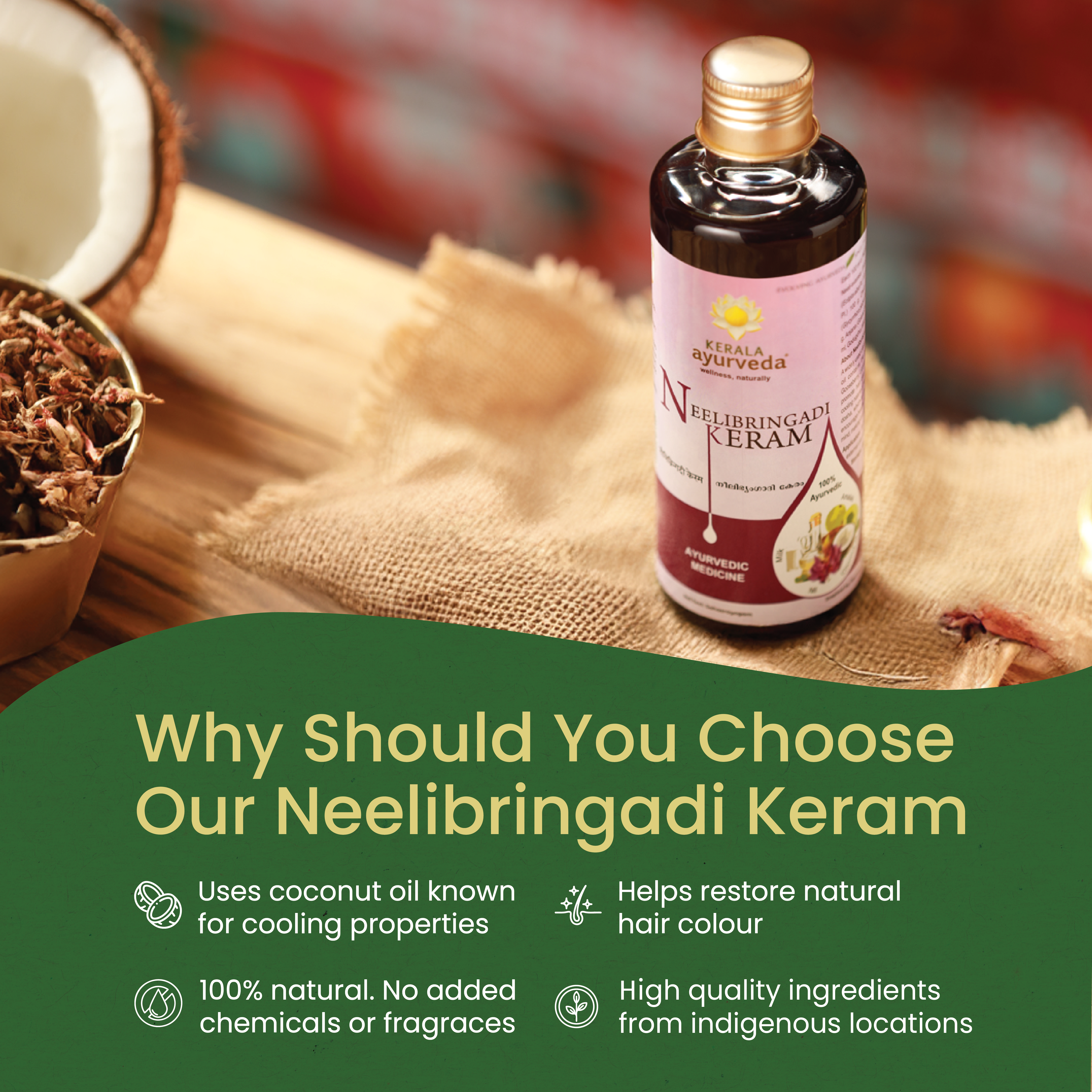 Neelibringadi Keram (Oil 200 ml)