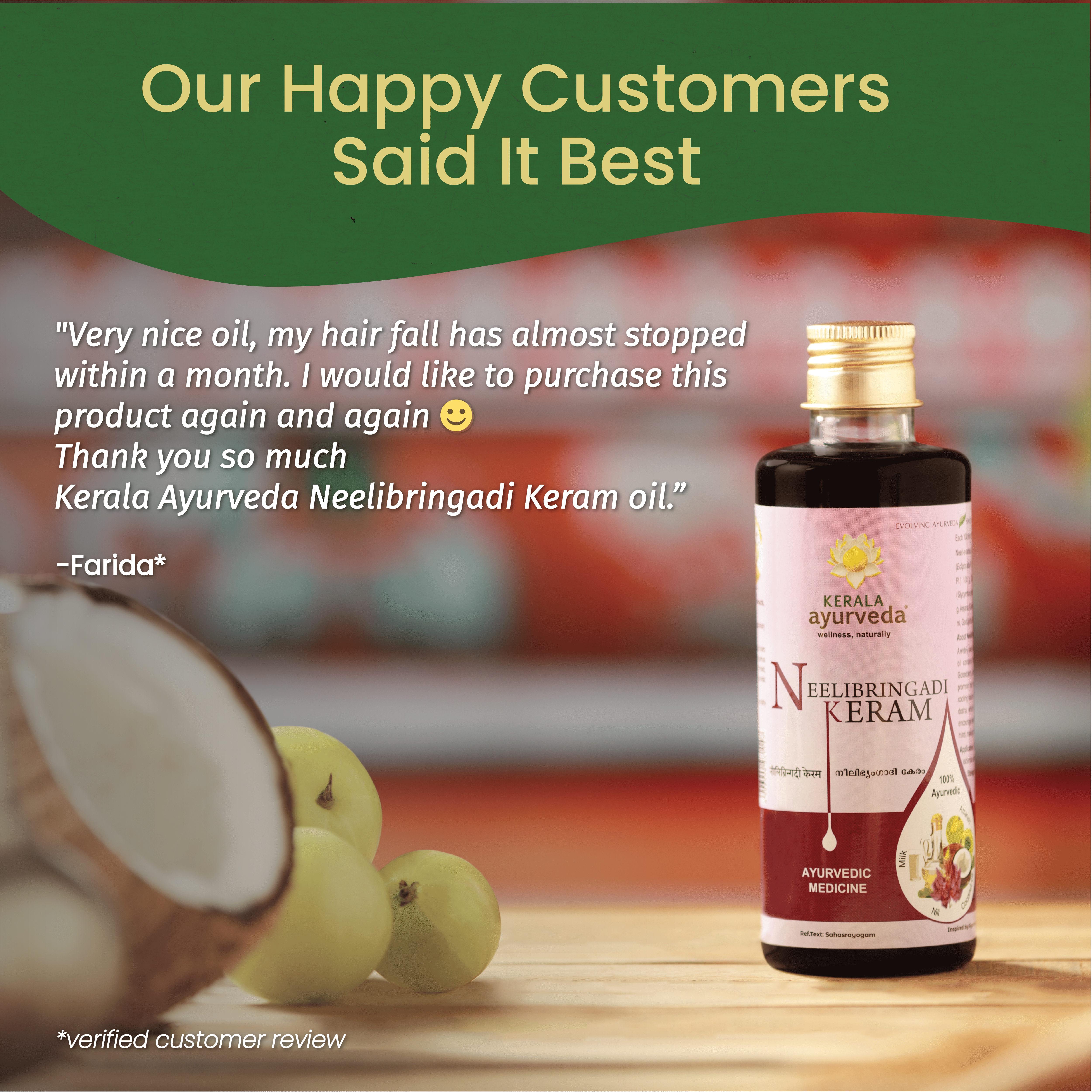 Neelibringadi Keram (Oil 200 ml)
