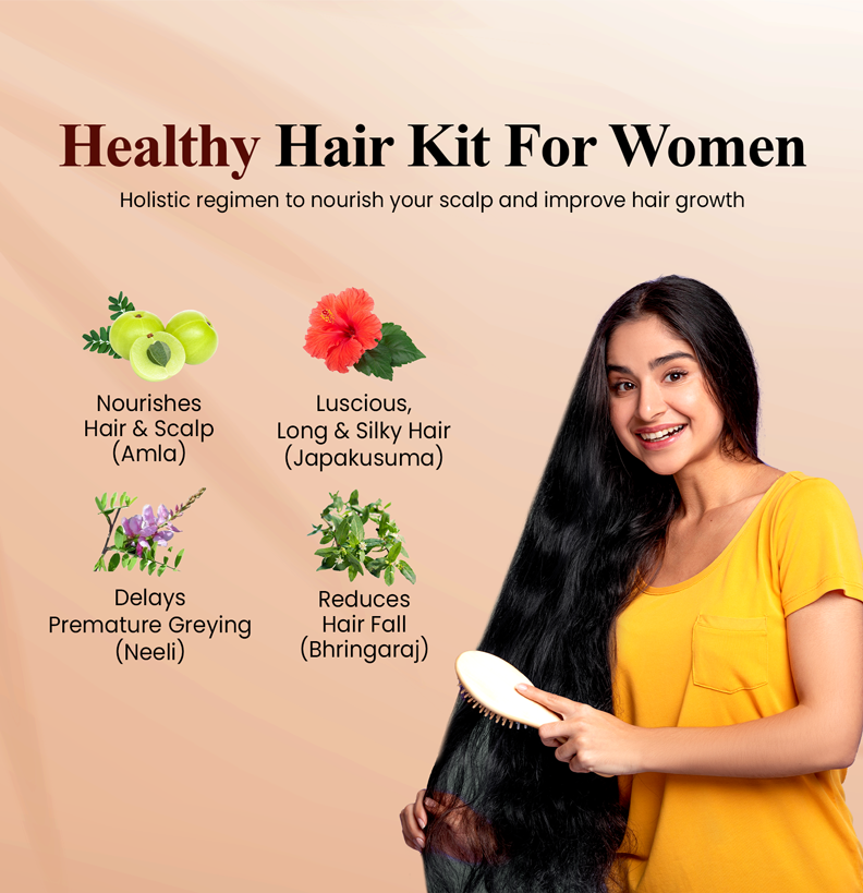 Shop Hair Kit for Women | Healthy Hair Set | Kerala Ayurveda Limited